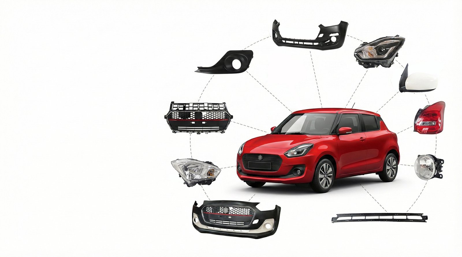 Suzuki Body Parts Banner