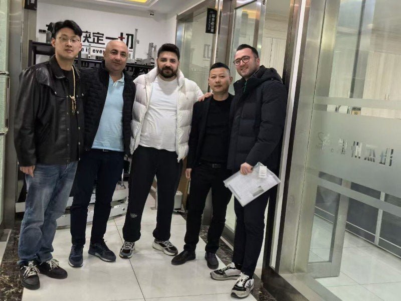 Client inspecting for Suzuki parts manufacturing factory